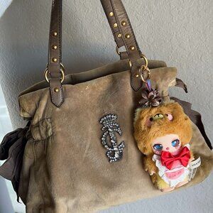 Juicy Couture Y2K Vintage Velour Bag with crystals (no charms)